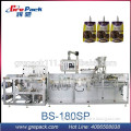 Stand up spout pouch packing and filling machine for 1L engine oils